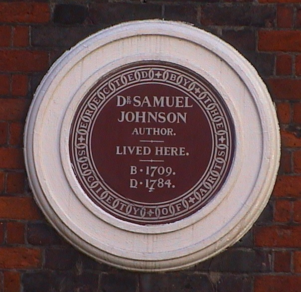Samuel Johnson's house : London Remembers, Aiming to capture all