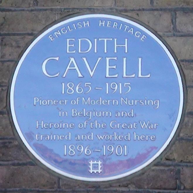 Edith Cavell at Royal London Hospital : London Remembers